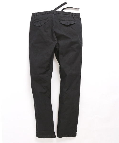Denime(ドゥニーム)の「【MadeInJapan】GARMENT DYE CN TROUSERS/ガーメントダイコットンナイロンイージーパンツ(その他パンツ・メンズ・ブラック/オリーブ/ベージュ・MEDIUM/SMALL/LARGE)」の4枚目の写真