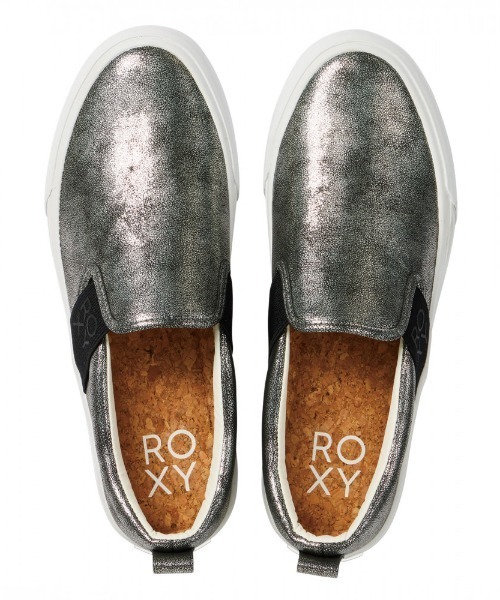ROXY（ロキシー）の「GOOD DAY LUSTER/ロキシースリッポン（スリッポン・レディース・ブラウン/シルバー・23cm/23.5cm/24cm/24.5cm/25cm）」の6枚目の写真