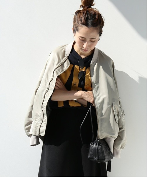 FRAMeWORK（フレームワーク）の「【WEB限定】ナイロンツイルMA-1