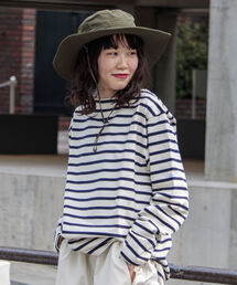 GLOSTER | 【GLOSTER/グロスター】フレンチバスクシャツ(Tシャツ/カットソー)