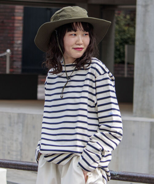 GLOSTER(グロスター)の「【GLOSTER/グロスター】フレンチバスクシャツ(Tシャツ/カットソー・メンズ・キナリ/ホワイト系その他/ホワイト系その他2/ホワイト系その他3/ブラック/ブラック系その他/グリーン系その他/イエロー系その他・MEDIUM/LARGE)」の2枚目の写真