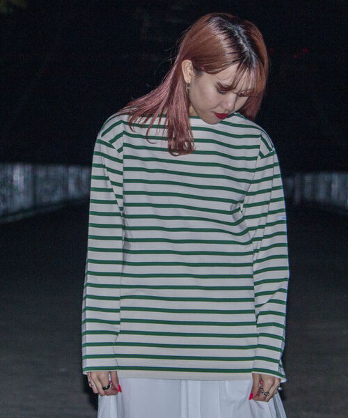 GLOSTER(グロスター)の「【GLOSTER/グロスター】フレンチバスクシャツ(Tシャツ/カットソー・メンズ・キナリ/ホワイト系その他/ホワイト系その他2/ホワイト系その他3/ブラック/ブラック系その他/グリーン系その他/イエロー系その他・MEDIUM/LARGE)」の8枚目の写真