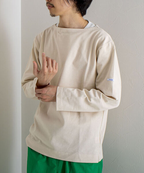 GLOSTER(グロスター)の「【GLOSTER/グロスター】フレンチバスクシャツ(Tシャツ/カットソー・メンズ・キナリ/ホワイト系その他/ホワイト系その他2/ホワイト系その他3/ブラック/ブラック系その他/グリーン系その他/イエロー系その他・MEDIUM/LARGE)」の3枚目の写真