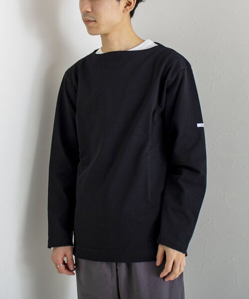 GLOSTER(グロスター)の「【GLOSTER/グロスター】フレンチバスクシャツ(Tシャツ/カットソー・メンズ・キナリ/ホワイト系その他/ホワイト系その他2/ホワイト系その他3/ブラック/ブラック系その他/グリーン系その他/イエロー系その他・MEDIUM/LARGE)」の6枚目の写真