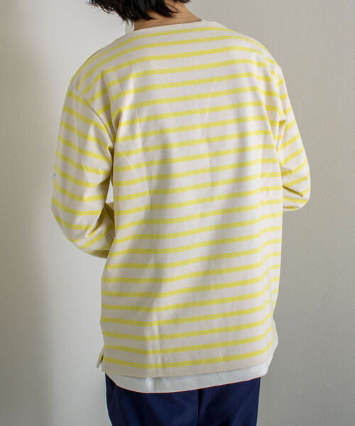 GLOSTER(グロスター)の「【GLOSTER/グロスター】フレンチバスクシャツ(Tシャツ/カットソー・メンズ・キナリ/ホワイト系その他/ホワイト系その他2/ホワイト系その他3/ブラック/ブラック系その他/グリーン系その他/イエロー系その他・MEDIUM/LARGE)」の9枚目の写真