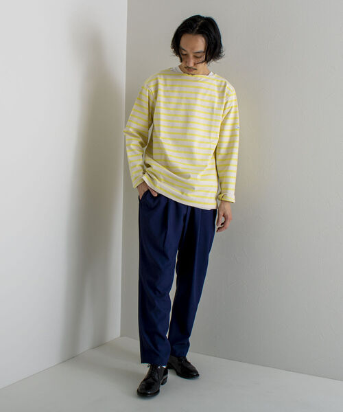 GLOSTER(グロスター)の「【GLOSTER/グロスター】フレンチバスクシャツ(Tシャツ/カットソー・メンズ・キナリ/ホワイト系その他/ホワイト系その他2/ホワイト系その他3/ブラック/ブラック系その他/グリーン系その他/イエロー系その他・MEDIUM/LARGE)」の10枚目の写真