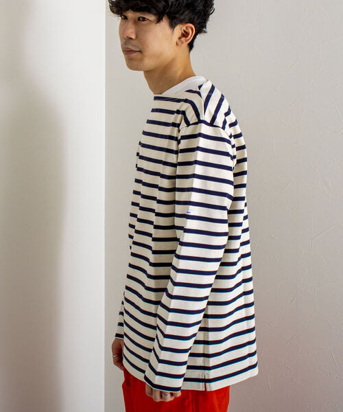 GLOSTER(グロスター)の「【GLOSTER/グロスター】フレンチバスクシャツ(Tシャツ/カットソー・メンズ・キナリ/ホワイト系その他/ホワイト系その他2/ホワイト系その他3/ブラック/ブラック系その他/グリーン系その他/イエロー系その他・MEDIUM/LARGE)」の16枚目の写真