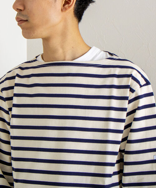 GLOSTER(グロスター)の「【GLOSTER/グロスター】フレンチバスクシャツ(Tシャツ/カットソー・メンズ・キナリ/ホワイト系その他/ホワイト系その他2/ホワイト系その他3/ブラック/ブラック系その他/グリーン系その他/イエロー系その他・MEDIUM/LARGE)」の18枚目の写真