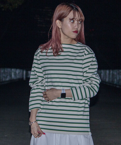 GLOSTER(グロスター)の「【GLOSTER/グロスター】フレンチバスクシャツ(Tシャツ/カットソー・メンズ・キナリ/ホワイト系その他/ホワイト系その他2/ホワイト系その他3/ブラック/ブラック系その他/グリーン系その他/イエロー系その他・MEDIUM/LARGE)」の20枚目の写真