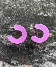 クリアカラーピアス