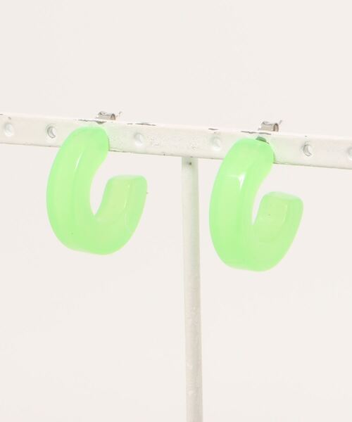 REDYAZEL（レディアゼル）の「クリアカラーピアス（イヤリング・レディース・グリーン/イエロー/パープル・FREE）」の6枚目の写真