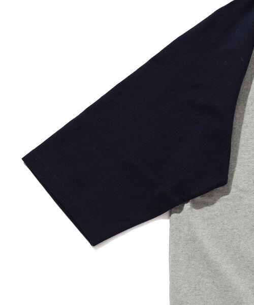 BEAMS（ビームス）の「BEAMS / ルーズ ベースボール Tシャツ（Tシャツ/カットソー・メンズ・ブラック/ネイビー/ゴールド・SMALL/MEDIUM/LARGE/X-LARGE）」の22枚目の写真