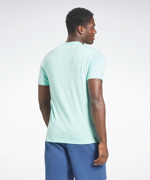 Reebok(リーボック)の「 グラフィック シリーズ Tシャツ / Graphic Series T-Shirt /(Tシャツ/カットソー・メンズ・ブラック/ミント/グリーン系その他・SMALL/MEDIUM/LARGE/X-LARGE/XX-LARGE/X-SMALL/XXX-LARGE)」の9枚目の写真