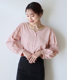 BLUEEAST | ハートネックブラウス(シャツ/ブラウス)