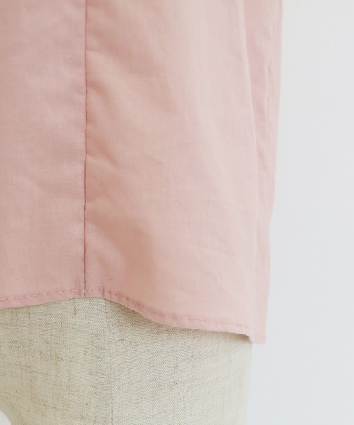 BLUEEAST（ブルーイースト）の「ハートネックブラウス（シャツ/ブラウス・レディース・ブラック/オフホワイト/ピンク/グレー/ラベンダー/ブルー/ベージュ・MEDIUM）」の15枚目の写真