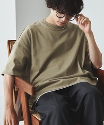 リラックスルーズ ラスティックコットン ベーシック半袖Tシャツ