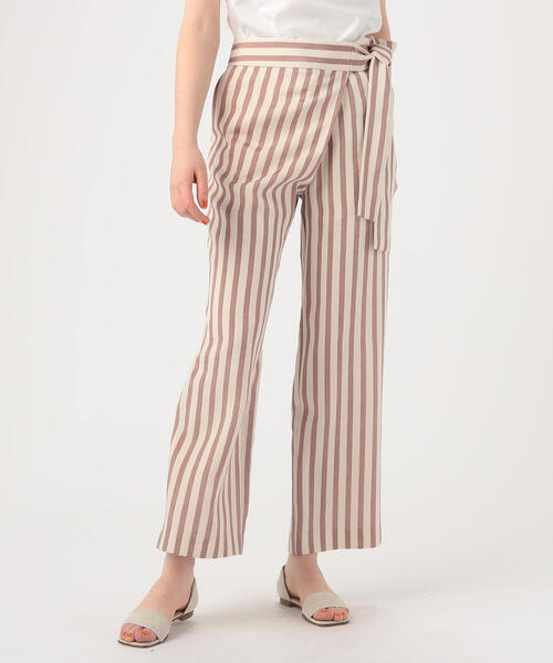 TOMORROWLAND （トゥモローランド）の「エフェクトストライプ ラップパンツ（その他パンツ・レディース・ブラウン系その他/ブルー系その他4・36/34）」の5枚目の写真