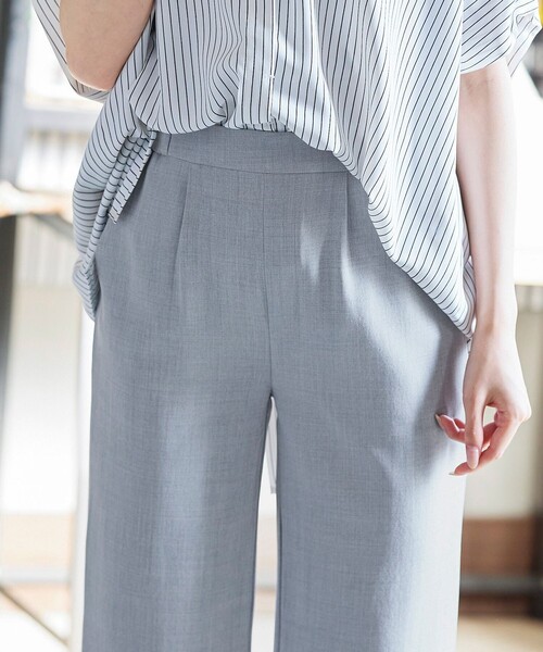 Tiaclasse(ティアクラッセ)の「ストレートワイドパンツ(その他パンツ・レディース・ブラック/グレー/モカ/ネイビー/チャコールグレー・S/M/L)」の22枚目の写真