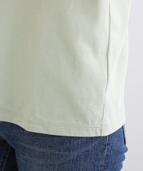 INDIVI（インディヴィ）の「◆【UVケア/接触冷感】カラーフォトTシャツ（Tシャツ/カットソー・レディース・ホワイト/チャコールグレー/ライトグリーン/ライトベージュ・38/34/13/19/05/15 ）」の11枚目の写真