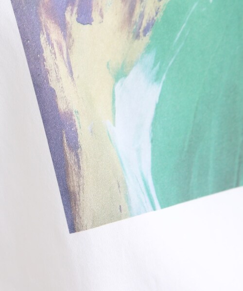 INDIVI（インディヴィ）の「◆【UVケア/接触冷感】カラーフォトTシャツ（Tシャツ/カットソー・レディース・ホワイト/チャコールグレー/ライトグリーン/ライトベージュ・38/34/13/19/05/15 ）」の21枚目の写真