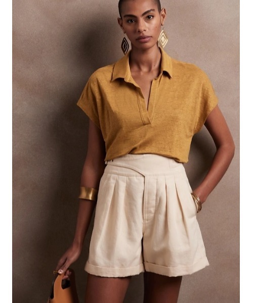 Banana Republic（バナナリパブリック）の「リネンポロシャツ