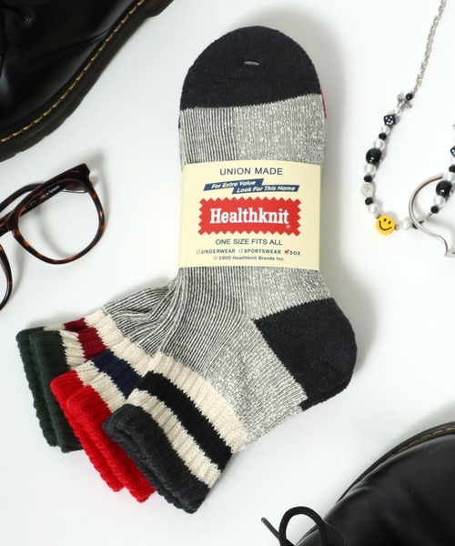 Healthknit（ヘルスニット）の「Healthknit（ヘルスニット）「3足セット靴下」無地・ラインソックス/クォーターソックス/メンズサイズ/レディースサイズ（ソックス/靴下・メンズ・ホワイト系その他/グレー系その他/ホワイト系その他2/ホワイト系その他3/ホワイト系その他4/グレー系その他2/ブラウン系その他/ベージュ系その他/グレー系その他4/グレー系その他3/その他1/ホワイト系その他5/ベージュ系その他2/グレー系その他5/ホワイト系その他6/その他2/グレー系その他6/その他4/ベージュ系その他3/ホワイト系その他7/グレー系その他7/グレー系8/ホワイト系8/ホワイト系9/その他3/その他5/アイボリー/ブルー系その他/その他6/その他7/グレー系9/ミックスグレー/ブラック系/グリーン系その他/ホワイト/その他8/ホワイト系6/ホワイト系7・M/S）」の17枚目の写真