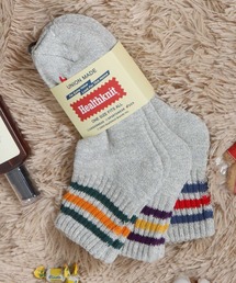 Healthknit(ヘルスニット)のHealthknit(ヘルスニット)「3足セット靴下」無地・ラインソックス/クォーターソックス/メンズサイズ/レディースサイズ(ソックス/靴下)