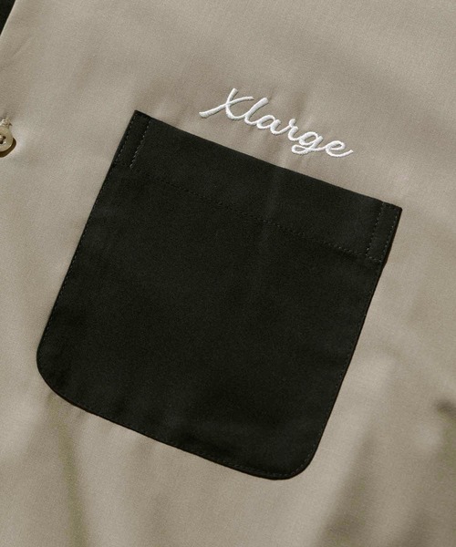 XLARGE(エクストララージ)の「CRAZY S/S OPEN COLLAR SHIRT/ 開襟 柄シャツ 総柄(シャツ/ブラウス・メンズ・ブラック/マスタード・S/M/L/XL)」の8枚目の写真