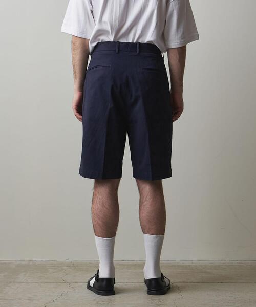 Steven Alan（スティーブンアラン）の「＜Steven Alan＞ INDIA CN IN 2PLEATED DRESS SHORT PANTS/パンツ（その他パンツ・メンズ・ナチュラル/ネイビー・M/S/XL/L）」の5枚目の写真