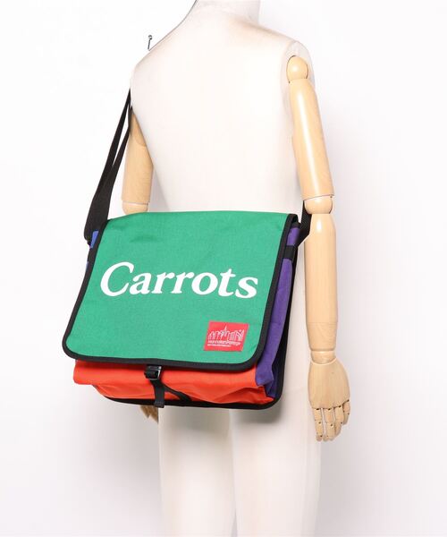 Manhattan Portage(マンハッタンポーテージ)の「DJ Bag Carrots(ショルダーバッグ・メンズ・マルチ・MEDIUM)」の3枚目の写真