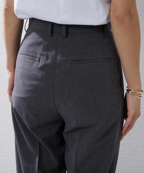 SHENERY(シーナリー)の「ハイウエストタックパンツ(その他パンツ・レディース・グレー/ライラック・36/38)」の10枚目の写真
