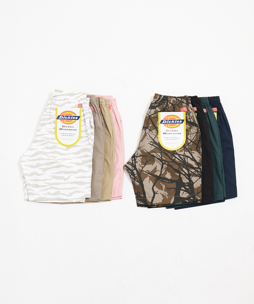 Dickies(ディッキーズ)の「Dickies/ディッキーズ T/Cツイル ワイドチノ ショートパンツ/ハーフパンツ/ショーツ(チノパンツ・メンズ・グリーン/ホワイト系その他/グリーン系その他/ピンク/ベージュ/ブラック/ネイビー/ライトグレー・L/M)」の12枚目の写真