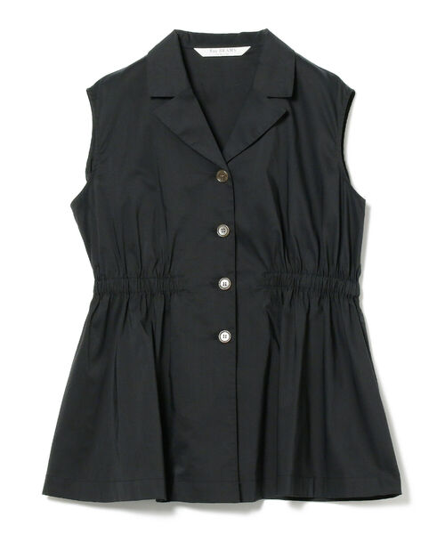 Ray BEAMS（レイビームス）の「Ray BEAMS / テーラードカラー ノースリーブ ブラウス（シャツ/ブラウス・レディース・ブラック/イエロー系その他5・ONE SIZE）」の8枚目の写真