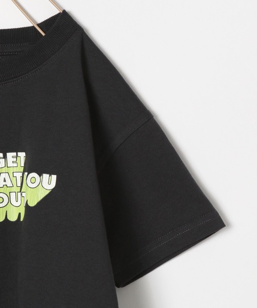 LOWRYS FARM(ローリーズファーム)の「クラックプリントTEE 288376(Tシャツ/カットソー・キッズ・グレー/オフホワイト/オレンジ・110cm/120cm/130cm/140cm/150cm)」の8枚目の写真