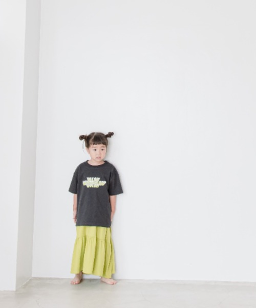 LOWRYS FARM(ローリーズファーム)の「クラックプリントTEE 288376(Tシャツ/カットソー・キッズ・グレー/オフホワイト/オレンジ・110cm/120cm/130cm/140cm/150cm)」の12枚目の写真