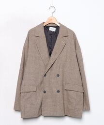 EMMA CLOTHES | チェック柄テーラードジャケット(テーラードジャケット)