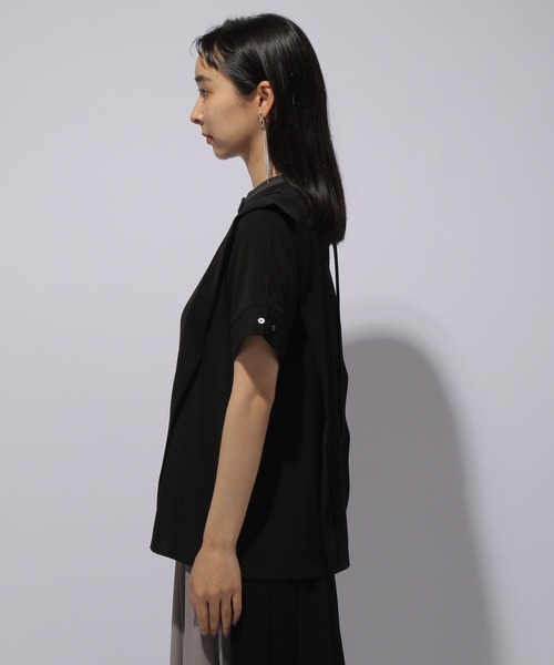 HARE(ハレ)の「2WAYボウタイブラウス(HARE)(シャツ/ブラウス・レディース・ホワイト/ブラック・FREE)」の13枚目の写真