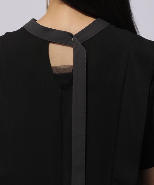 HARE(ハレ)の「2WAYボウタイブラウス(HARE)(シャツ/ブラウス・レディース・ホワイト/ブラック・FREE)」の4枚目の写真