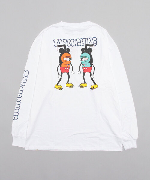 TOY　MACHINE（トイ　マシーン）の「【ムラサキスポーツ限定】TOY MACHINE/トイマシーン ビッグシルエット バックプリントロンT MTMFCLT4（Tシャツ/カットソー・メンズ・ホワイト/ブラック/ブルー・M/L/XL）」の6枚目の写真