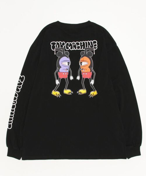 TOY　MACHINE（トイ　マシーン）の「【ムラサキスポーツ限定】TOY MACHINE/トイマシーン ビッグシルエット バックプリントロンT MTMFCLT4（Tシャツ/カットソー・メンズ・ホワイト/ブラック/ブルー・M/L/XL）」の7枚目の写真