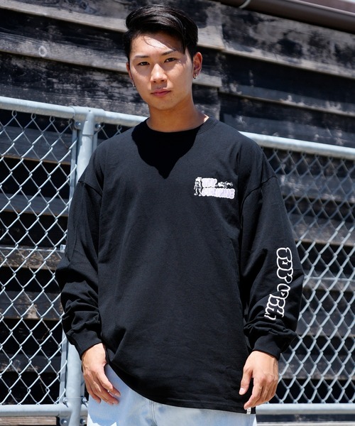 TOY　MACHINE（トイ　マシーン）の「【ムラサキスポーツ限定】TOY MACHINE/トイマシーン ビッグシルエット バックプリントロンT MTMFCLT4（Tシャツ/カットソー・メンズ・ホワイト/ブラック/ブルー・M/L/XL）」の3枚目の写真