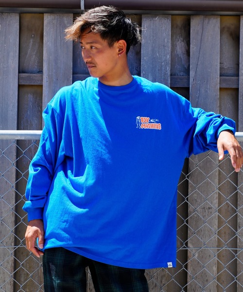 TOY　MACHINE（トイ　マシーン）の「【ムラサキスポーツ限定】TOY MACHINE/トイマシーン ビッグシルエット バックプリントロンT MTMFCLT4（Tシャツ/カットソー・メンズ・ホワイト/ブラック/ブルー・M/L/XL）」の21枚目の写真
