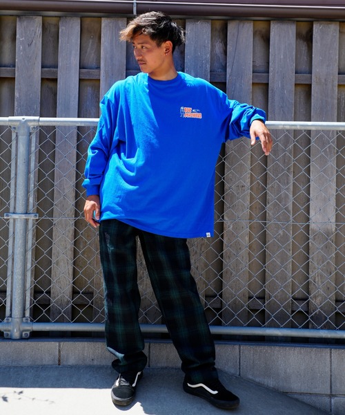 TOY　MACHINE（トイ　マシーン）の「【ムラサキスポーツ限定】TOY MACHINE/トイマシーン ビッグシルエット バックプリントロンT MTMFCLT4（Tシャツ/カットソー・メンズ・ホワイト/ブラック/ブルー・M/L/XL）」の22枚目の写真