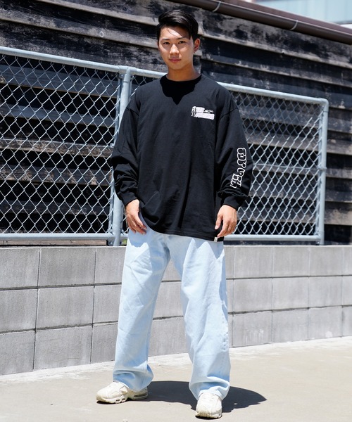 TOY　MACHINE（トイ　マシーン）の「【ムラサキスポーツ限定】TOY MACHINE/トイマシーン ビッグシルエット バックプリントロンT MTMFCLT4（Tシャツ/カットソー・メンズ・ホワイト/ブラック/ブルー・M/L/XL）」の11枚目の写真