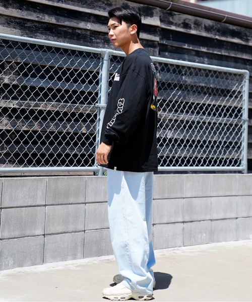 TOY　MACHINE（トイ　マシーン）の「【ムラサキスポーツ限定】TOY MACHINE/トイマシーン ビッグシルエット バックプリントロンT MTMFCLT4（Tシャツ/カットソー・メンズ・ホワイト/ブラック/ブルー・M/L/XL）」の14枚目の写真