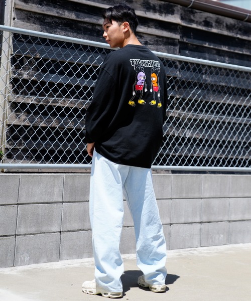 TOY　MACHINE（トイ　マシーン）の「【ムラサキスポーツ限定】TOY MACHINE/トイマシーン ビッグシルエット バックプリントロンT MTMFCLT4（Tシャツ/カットソー・メンズ・ホワイト/ブラック/ブルー・M/L/XL）」の15枚目の写真