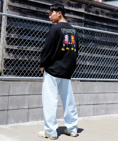 TOY　MACHINE（トイ　マシーン）の「【ムラサキスポーツ限定】TOY MACHINE/トイマシーン ビッグシルエット バックプリントロンT MTMFCLT4（Tシャツ/カットソー・メンズ・ホワイト/ブラック/ブルー・M/L/XL）」の16枚目の写真