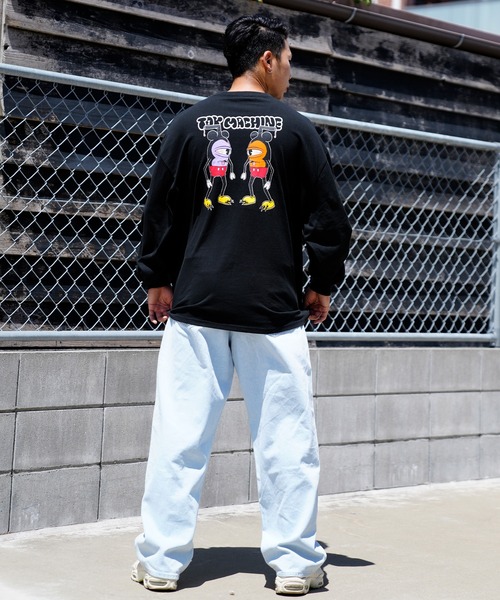 TOY　MACHINE（トイ　マシーン）の「【ムラサキスポーツ限定】TOY MACHINE/トイマシーン ビッグシルエット バックプリントロンT MTMFCLT4（Tシャツ/カットソー・メンズ・ホワイト/ブラック/ブルー・M/L/XL）」の17枚目の写真