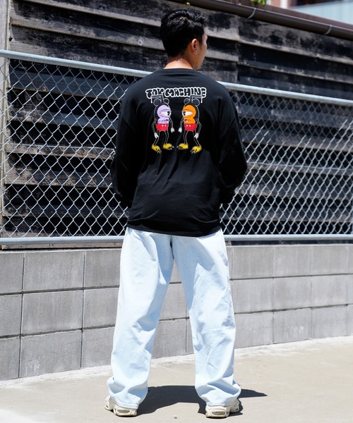 TOY　MACHINE（トイ　マシーン）の「【ムラサキスポーツ限定】TOY MACHINE/トイマシーン ビッグシルエット バックプリントロンT MTMFCLT4（Tシャツ/カットソー・メンズ・ホワイト/ブラック/ブルー・M/L/XL）」の18枚目の写真