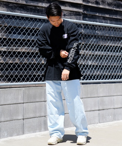 TOY　MACHINE（トイ　マシーン）の「【ムラサキスポーツ限定】TOY MACHINE/トイマシーン ビッグシルエット バックプリントロンT MTMFCLT4（Tシャツ/カットソー・メンズ・ホワイト/ブラック/ブルー・M/L/XL）」の13枚目の写真